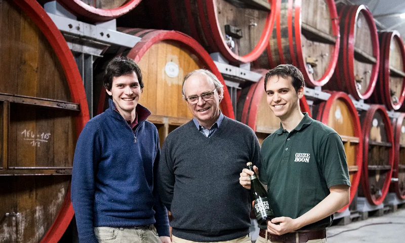 Jos Frank en Karel Boon van Brouwerij Boon uit Lembeek